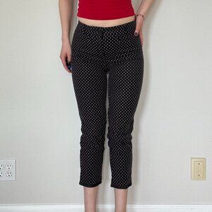 Hilary Radley Polka Dot Capri Pants